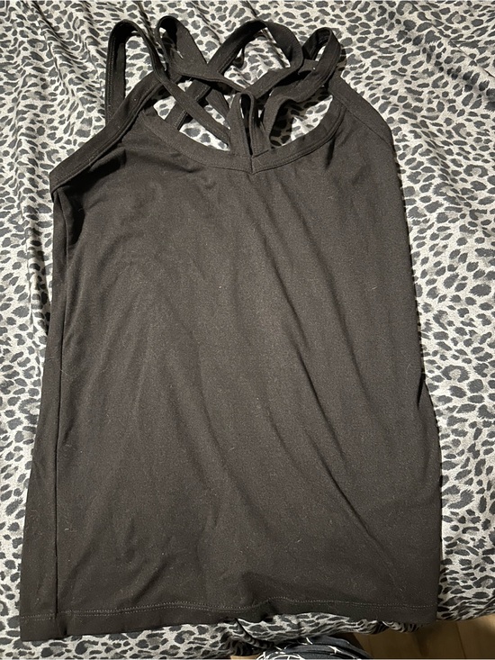 Daytrip Tops - Daytrip Black Strappy Tank